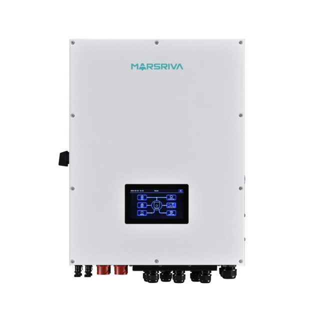 سانورتر خورشیدی مارسریوا هیبرید برند MARSRIVA سری Three Phase Hybrid Inverter توان 8kw سه فاز مدل MR-SPH8K-LP3-TL65E